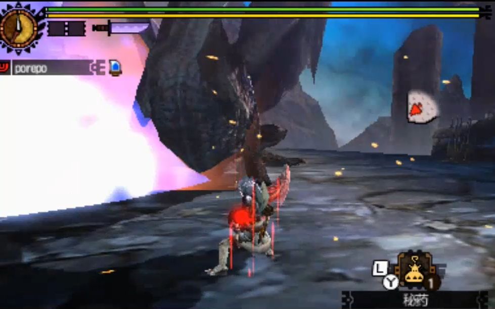 【MH4G】运命の黒龙 素材大剑 6'25''哔哩哔哩bilibili