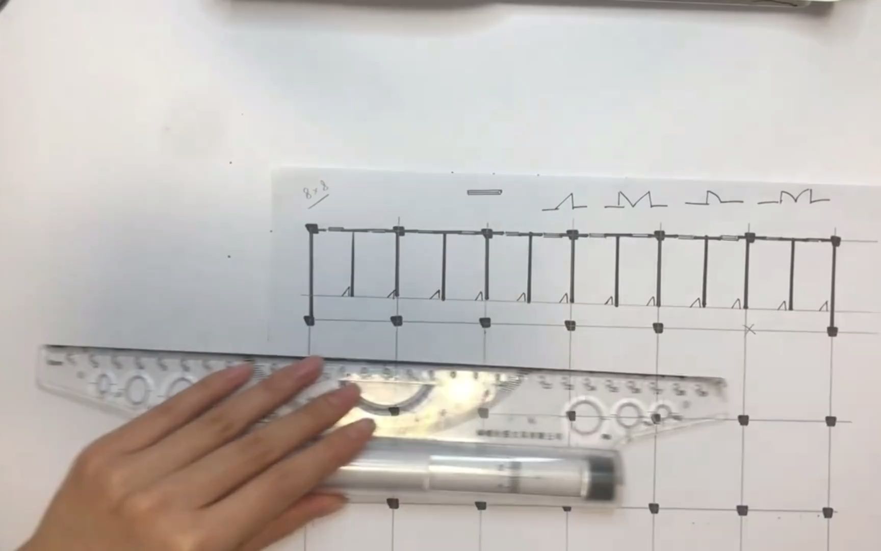 [图]【建筑快题基础画法】—10min教你画平面—超级基础与实用快题快题画法，适用于建筑设计考研快题案例分析等