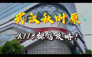 Скачать видео: 【探店】武汉二次元“宝藏”基地，江汉路新地标，X118超详细攻略！