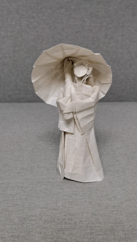 【折纸展示】仿折陈晓(ob)雨中漫步