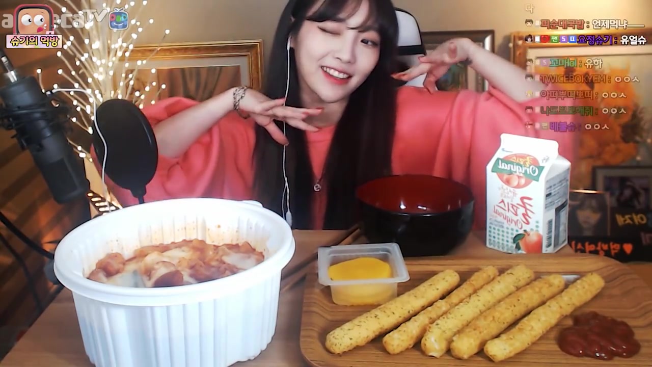 【炸鸡少女吃播】—吃美味的奶酪棒