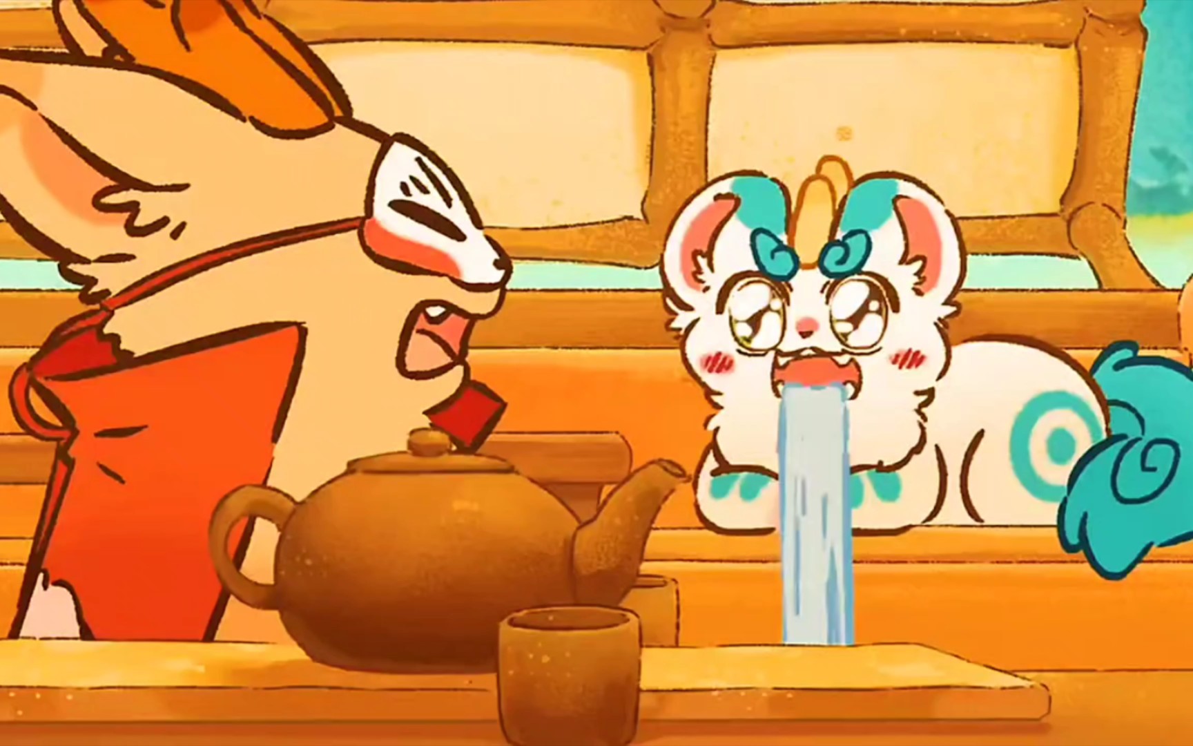 "爱吃宝珠的貔貅" "有兽焉 "动画 "动漫