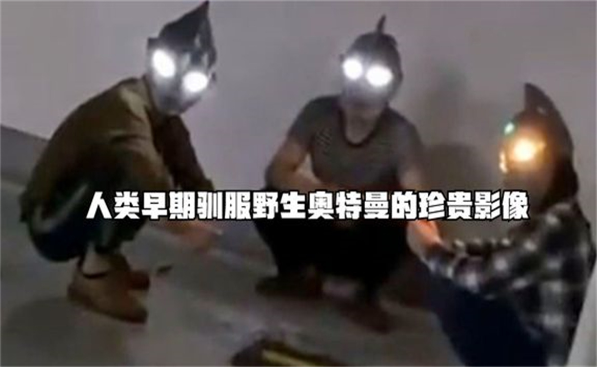 [图]人类沙雕迷惑行为人类早期驯服野生奥特曼的珍贵影像