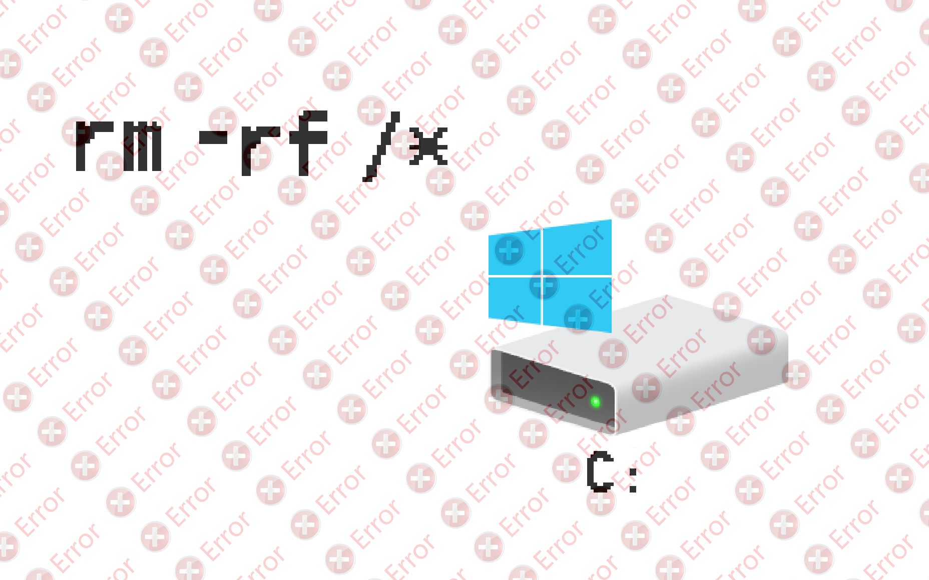 在Windows中运行rm rf /*命令会怎样?哔哩哔哩bilibili