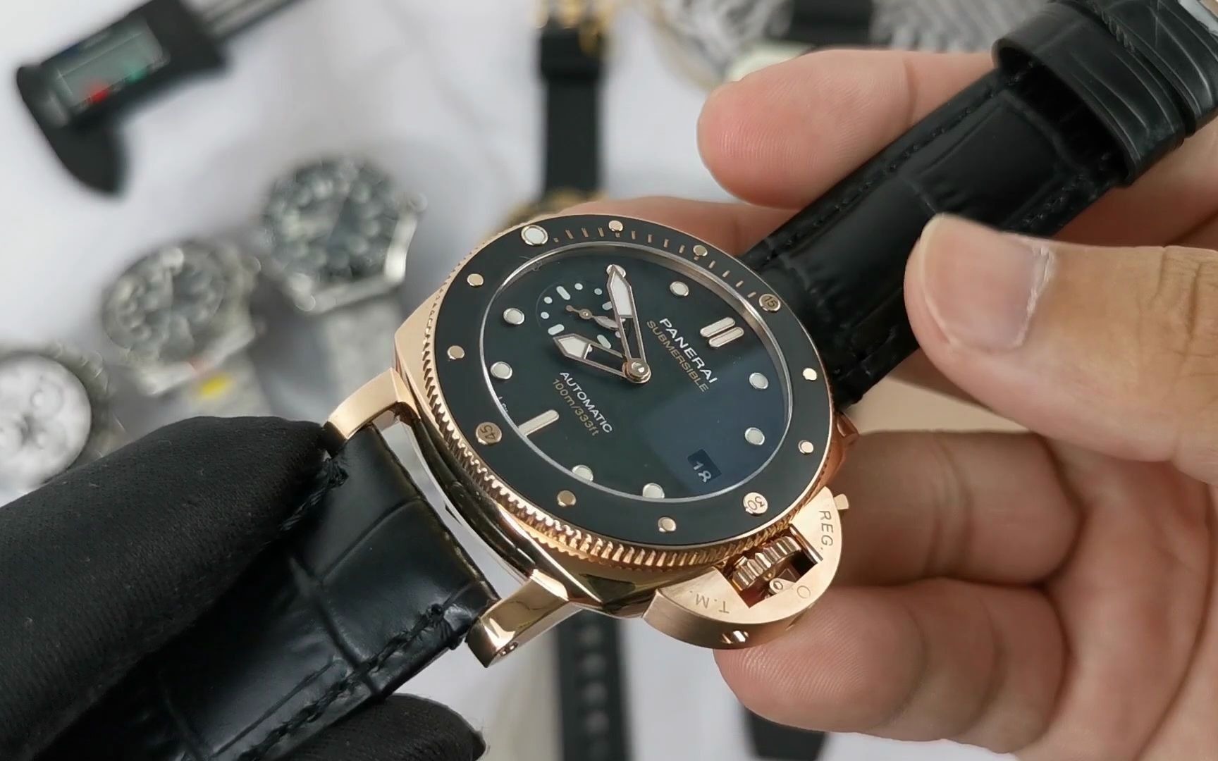 少有的一款能让人过目不忘的腕表 沛纳海974_哔哩哔哩 (゜-゜)つロ