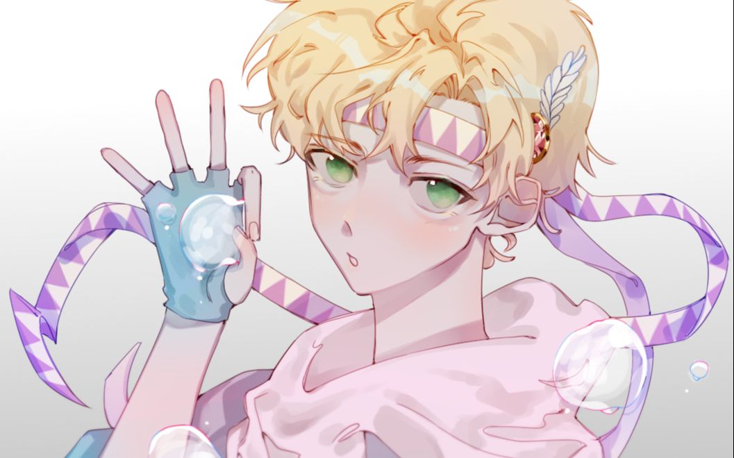 jojo的奇妙冒险泡泡系的西撒792932979缩时绘画过程