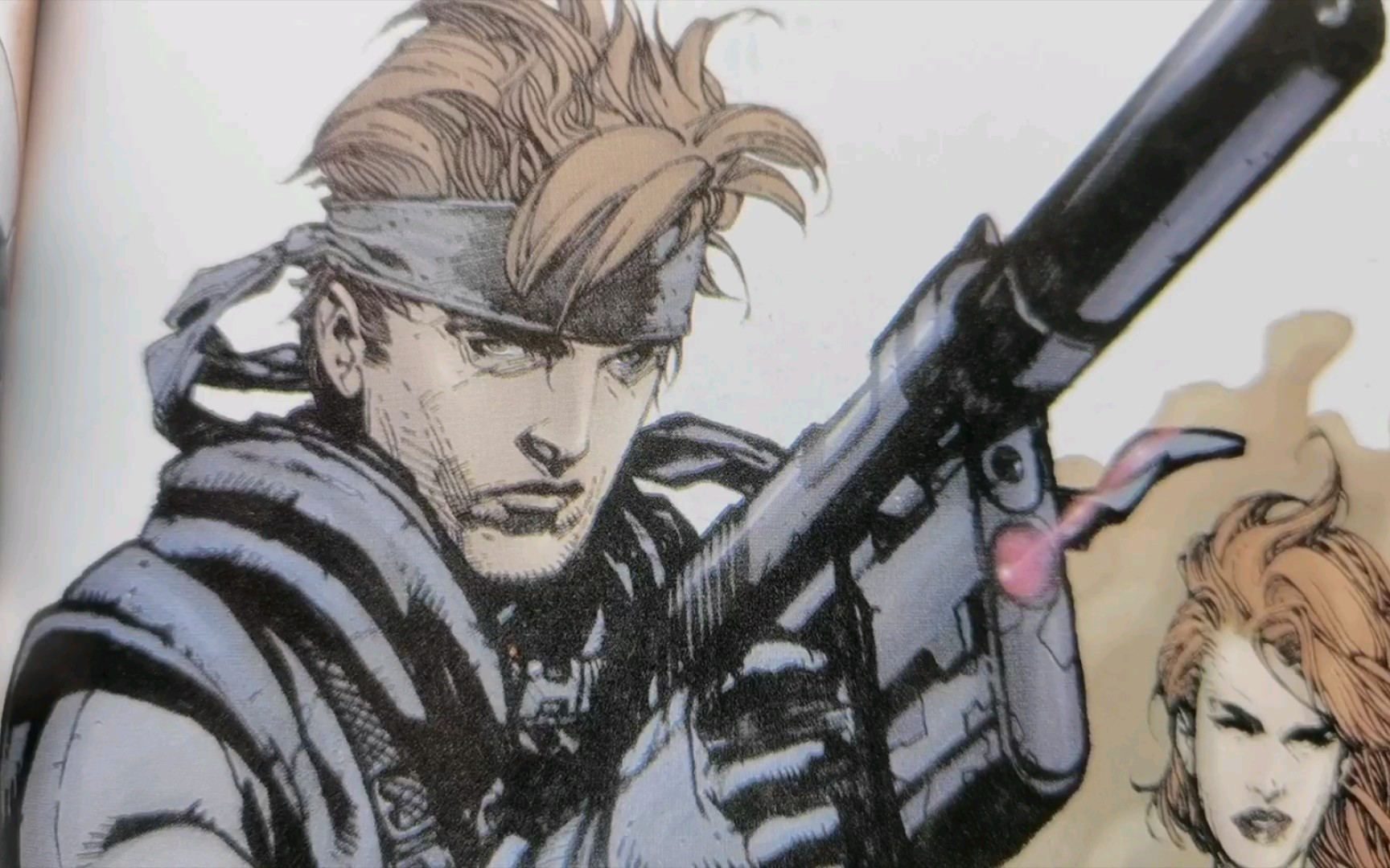 【acg书籍"画集"赏析251】小岛秀夫:《合金装备》插画