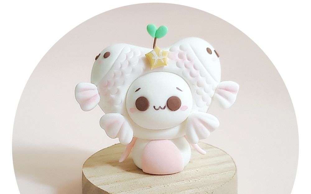 长草颜团粘土制作教程-双鱼座_哔哩哔哩_bilibili