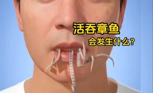 下载视频: 活吞章鱼？#科普一下