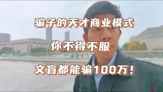 下载视频: 骗子的天才商业模式，傻子都能骗100万！