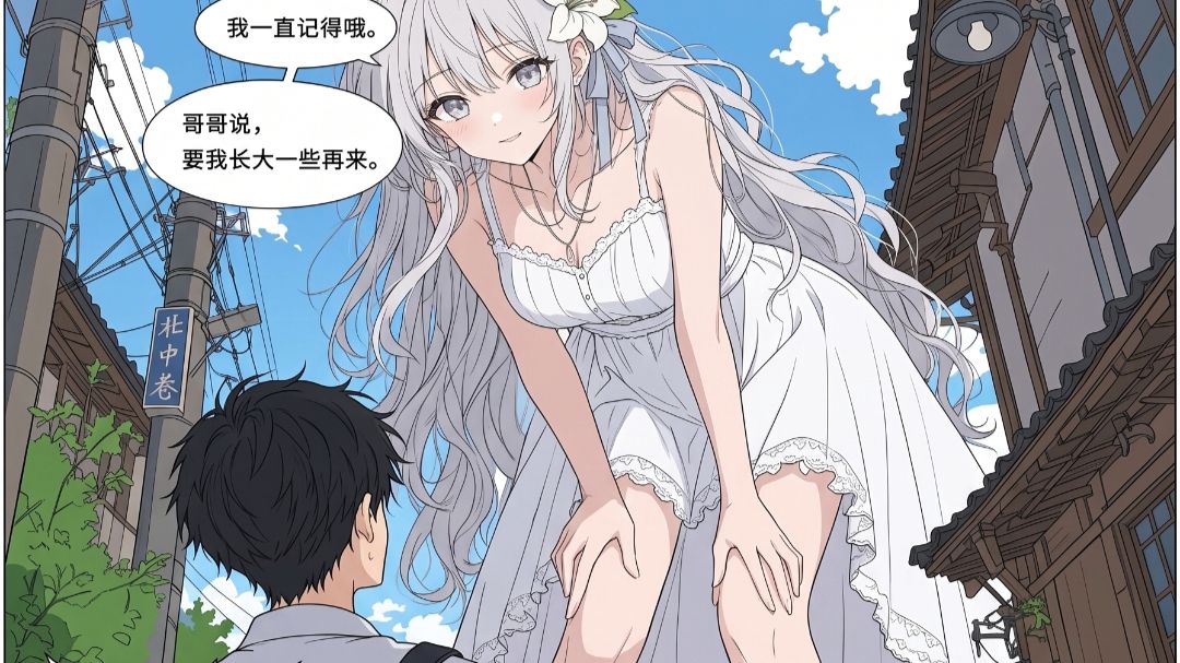 十年前救过的女孩，现在变成巨大娘要嫁给我