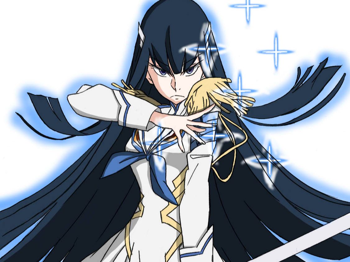 sai上色——斩服少女鬼龙院皐月