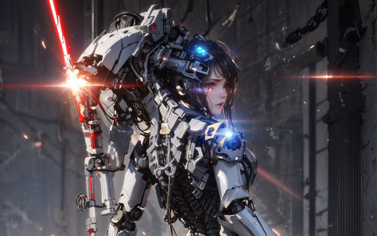 ai机娘 黑甲 竖屏 bgm:trust you