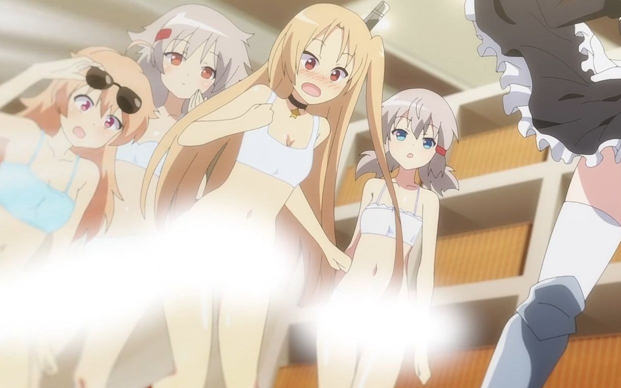 动漫中那些没穿胖次的真空女孩!