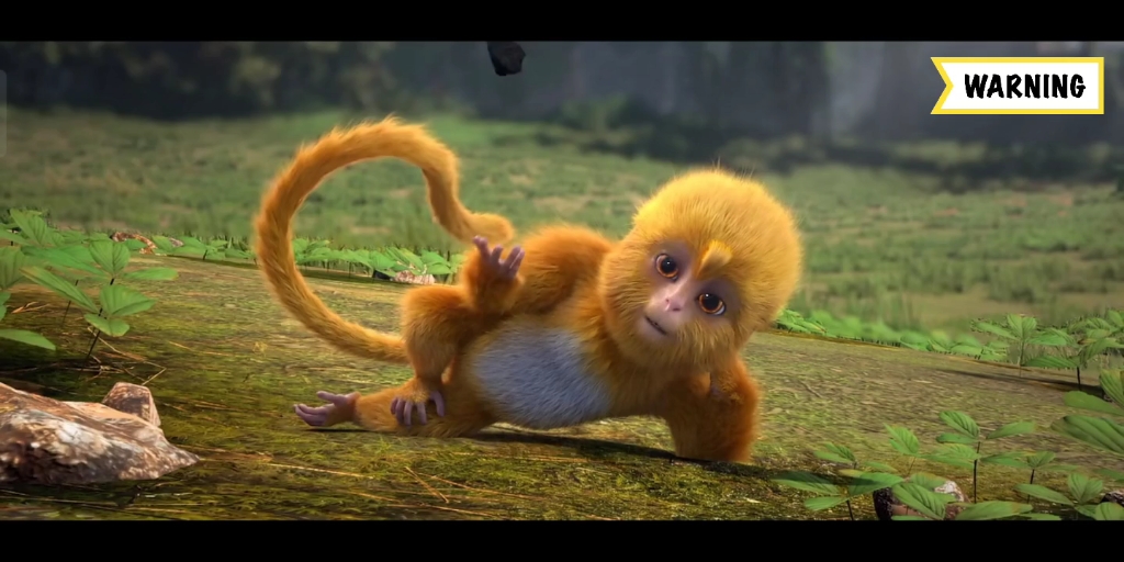 呆萌可爱的小猴子#完美世界