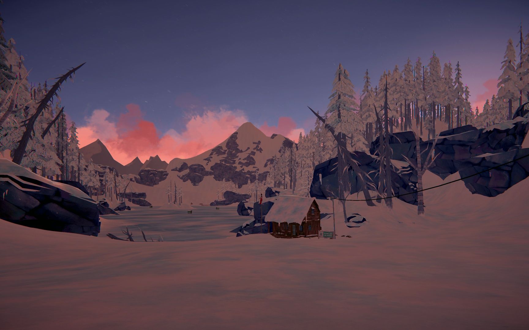 【漫漫长夜】游戏中美轮美奂的景色