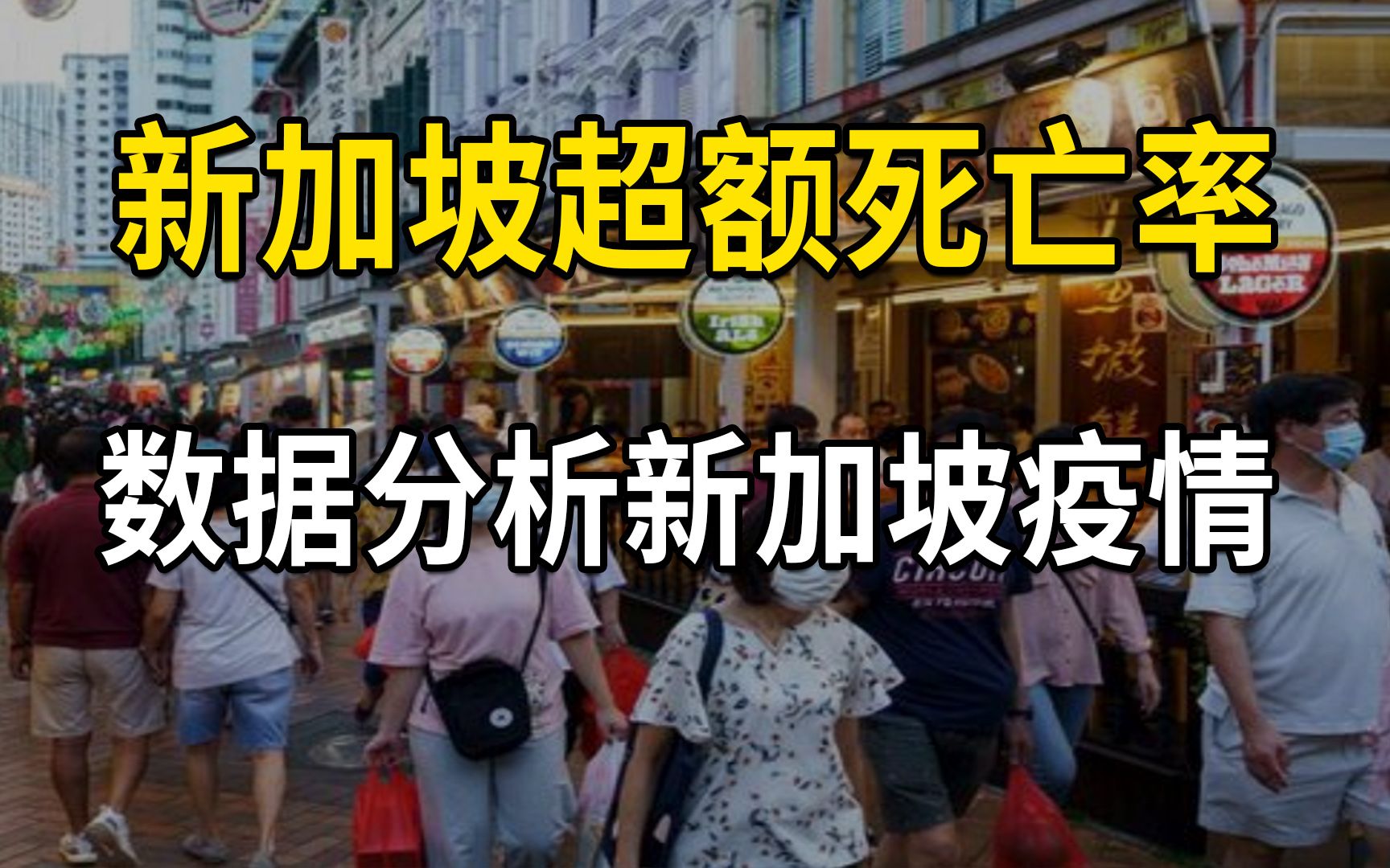 新加坡疫情超额死亡数据分析,用数据说话,正视疫情理性应对哔哩哔哩bilibili