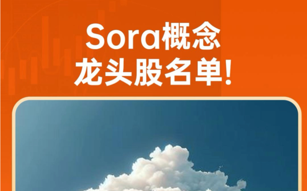 Sora概念股名单汇总哔哩哔哩bilibili