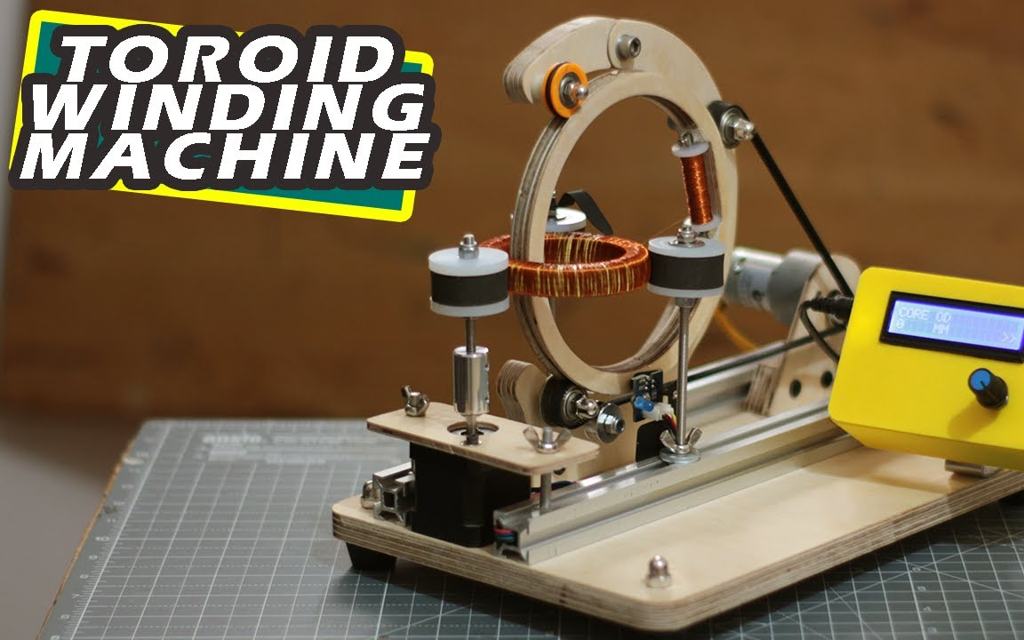 youtube自制工具系列磁环绕线器