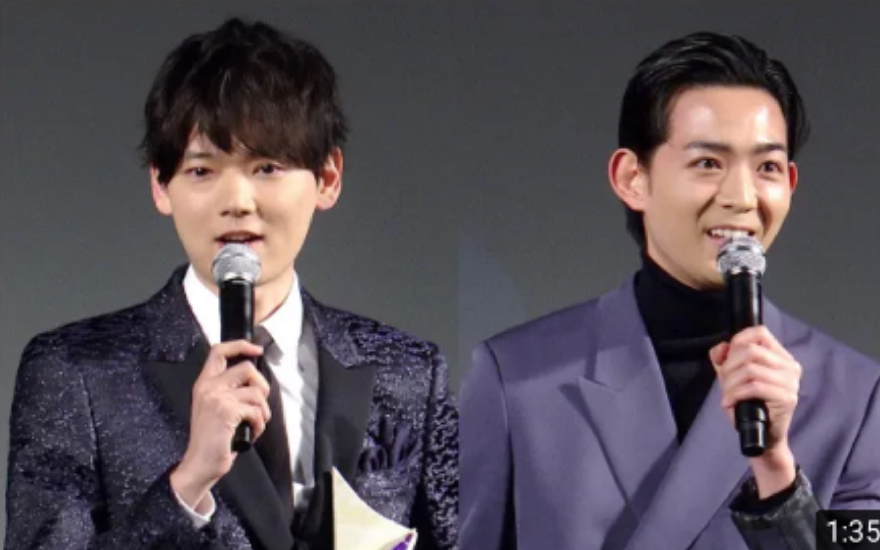 【古川雄辉x龙星凉】微博群英会分别获得最受瞩目演员和人气演员男