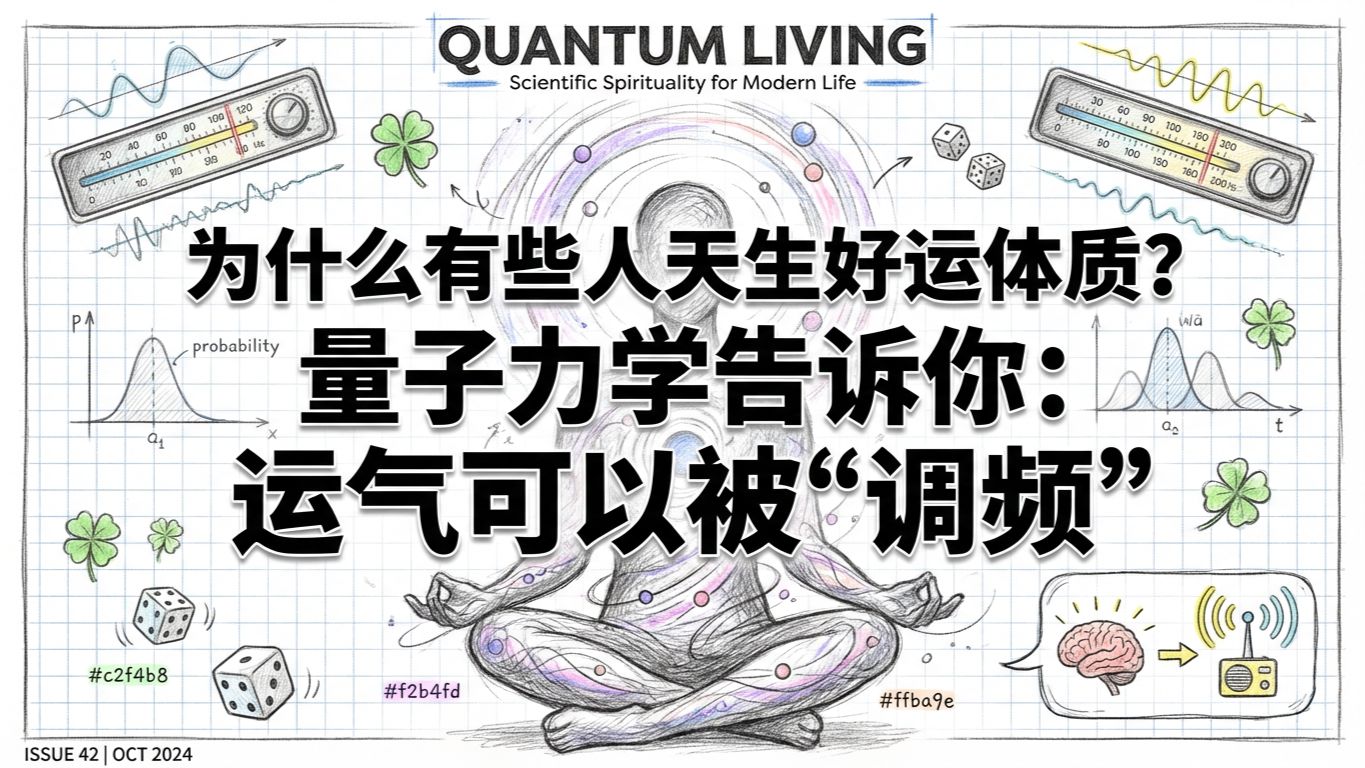 量子力学揭秘好运体质 | 运气是可以手动调频的 | 王利杰底层逻辑-中国区域经济研究-库(待整理 用于筛选)-哔哩哔哩视频