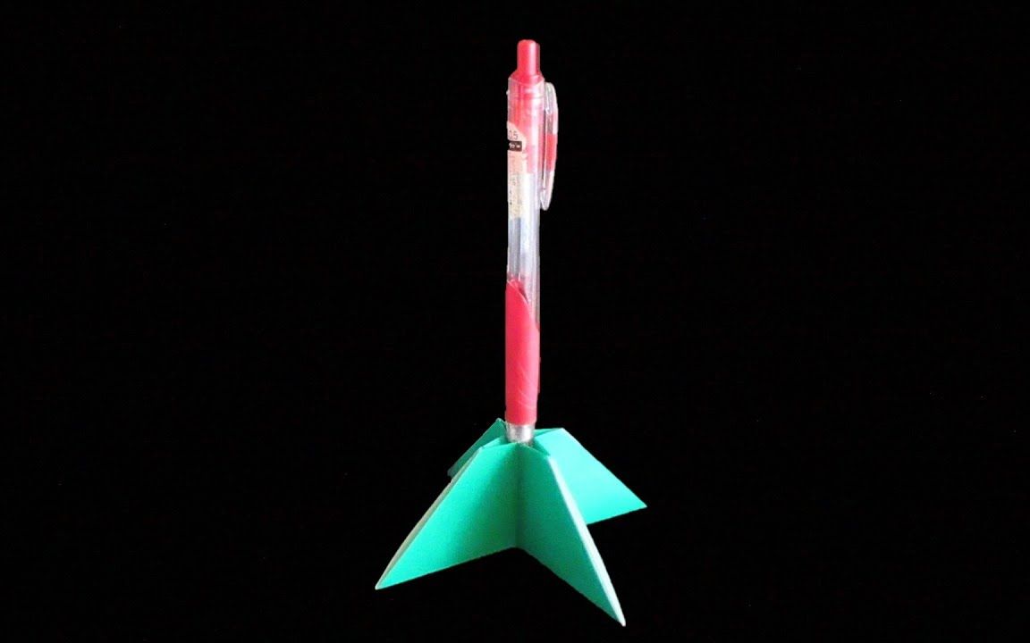 纸质火箭筒制作图片