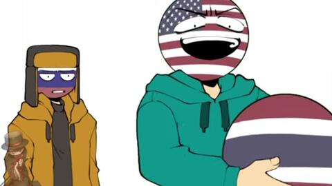Countryhumans x (great pretender) animated Japan France 