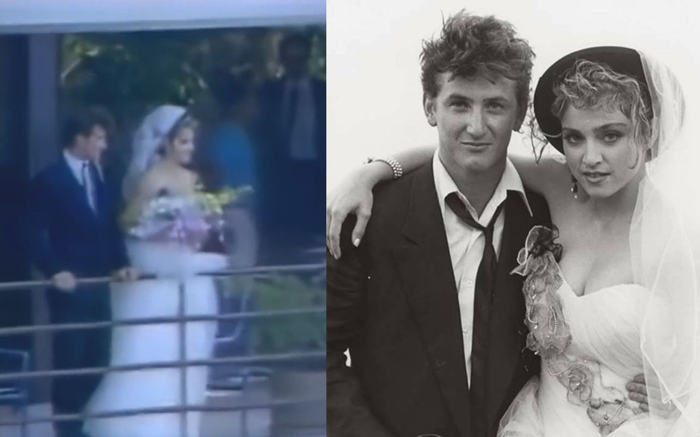 [图]【麦当娜&西恩潘1985.08.16婚礼现场-直升机拍摄画面】Sean Penn & Madonna