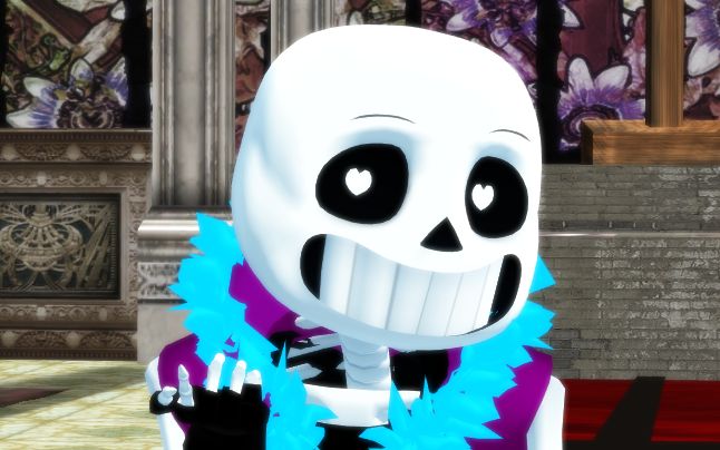 【undertale mmd】underlust sans的极乐净土_哔哩哔哩_bilibili