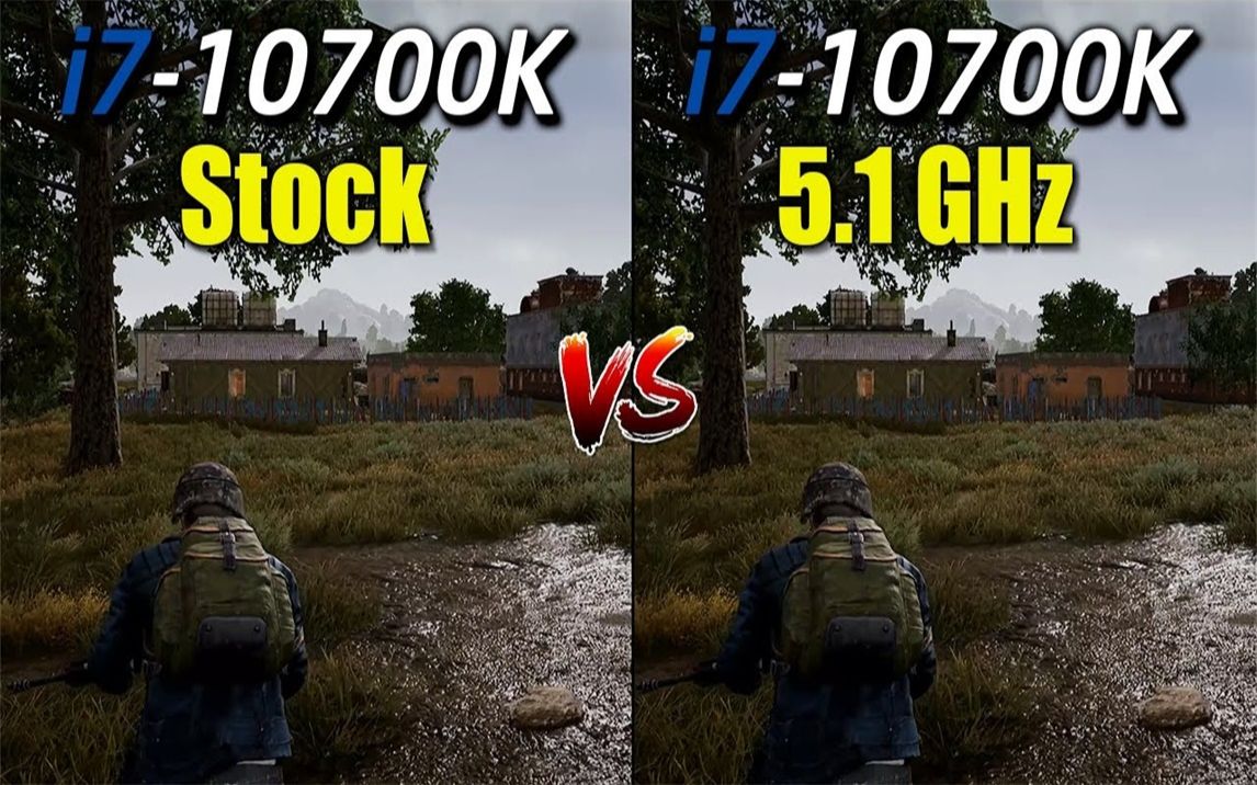 [图]i7-10700K 4.7Ghz vs i7-10700K 5.1Ghz   CPU游戏性能测试对比（1080P分辨率，显卡为RTX 2070） 60帧视频