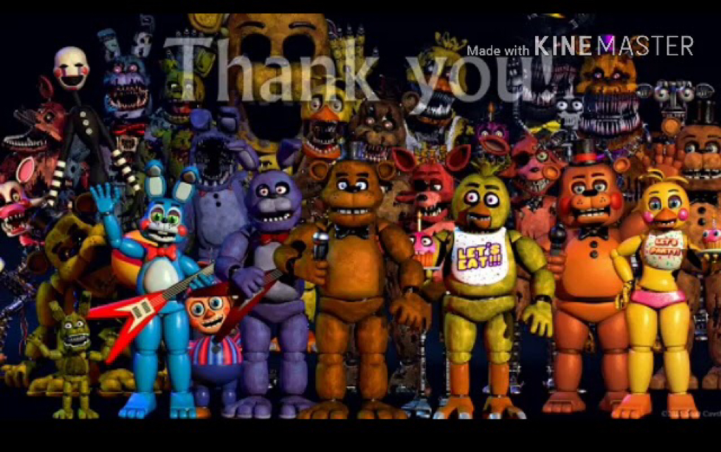 fnaf所有玩具唱邦尼之歌