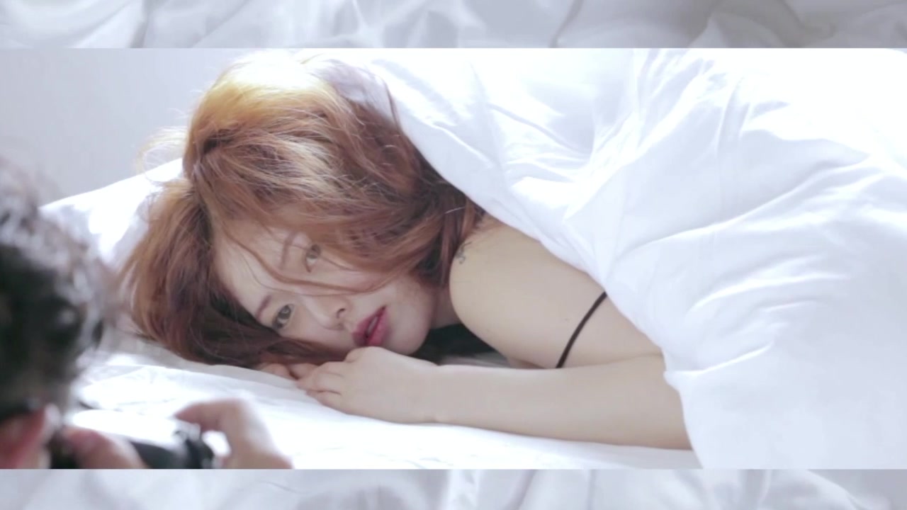 【兔扑mv花絮】泫雅《following》mv封面拍摄 behind 无字幕