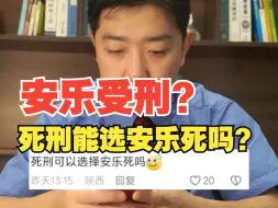 Descargar video: 被判了死刑可以申请安乐死吗？