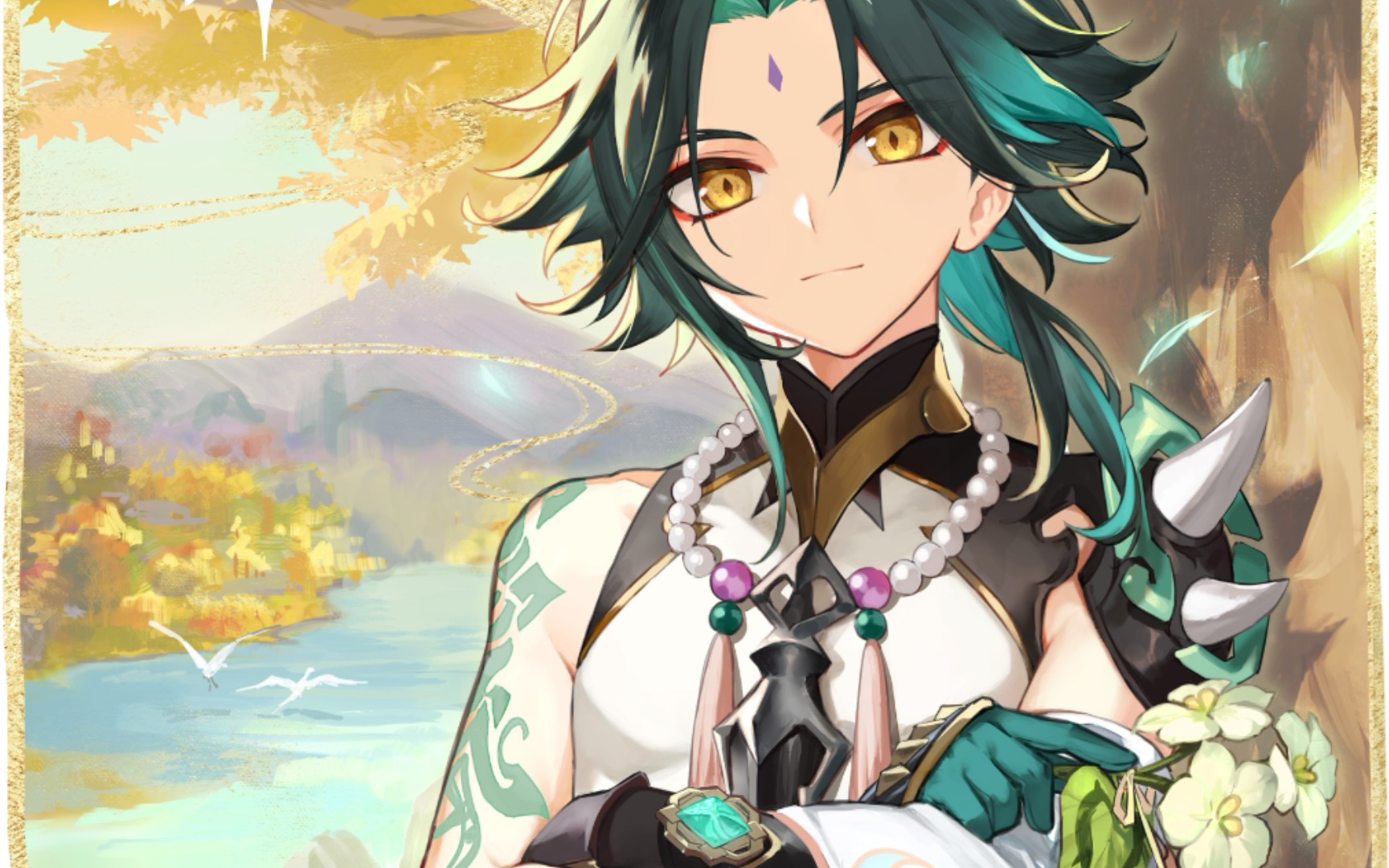 三眼五显仙人 — 魈,听召前来守护