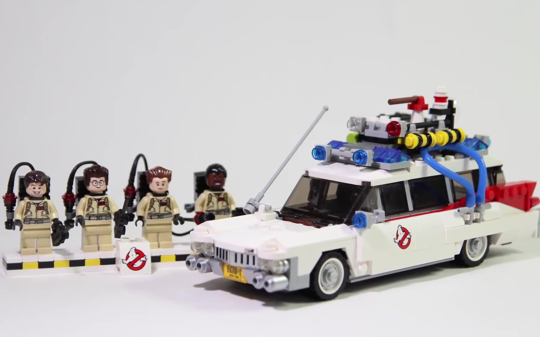 brickbuilder乐高速拼21108捉鬼车ecto1捉鬼敢死队