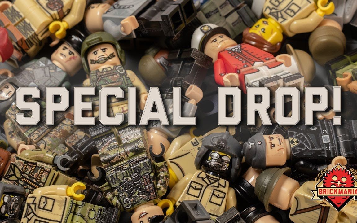 【brickmania tv】custom minifig 4pack previews