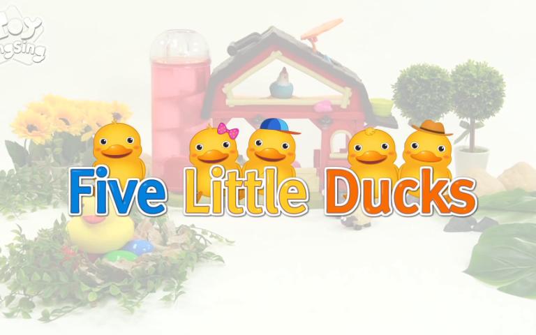 [图]唱歌玩具故事-五只小鸭子Five Little Ducks