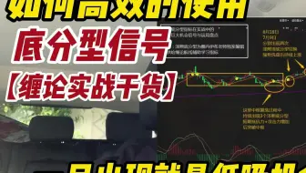 如何高效的使用泽熙底分型信号？一旦出现就是低吸机会