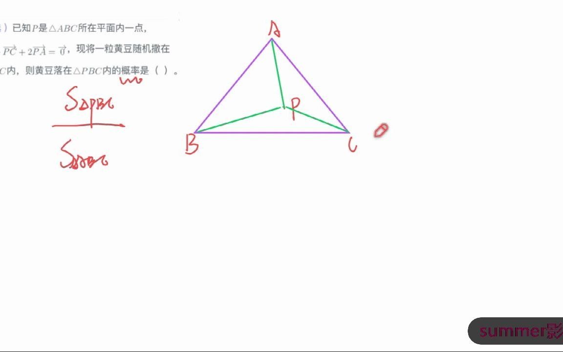 奔驰定理 在平面向量中的应用哔哩哔哩bilibili