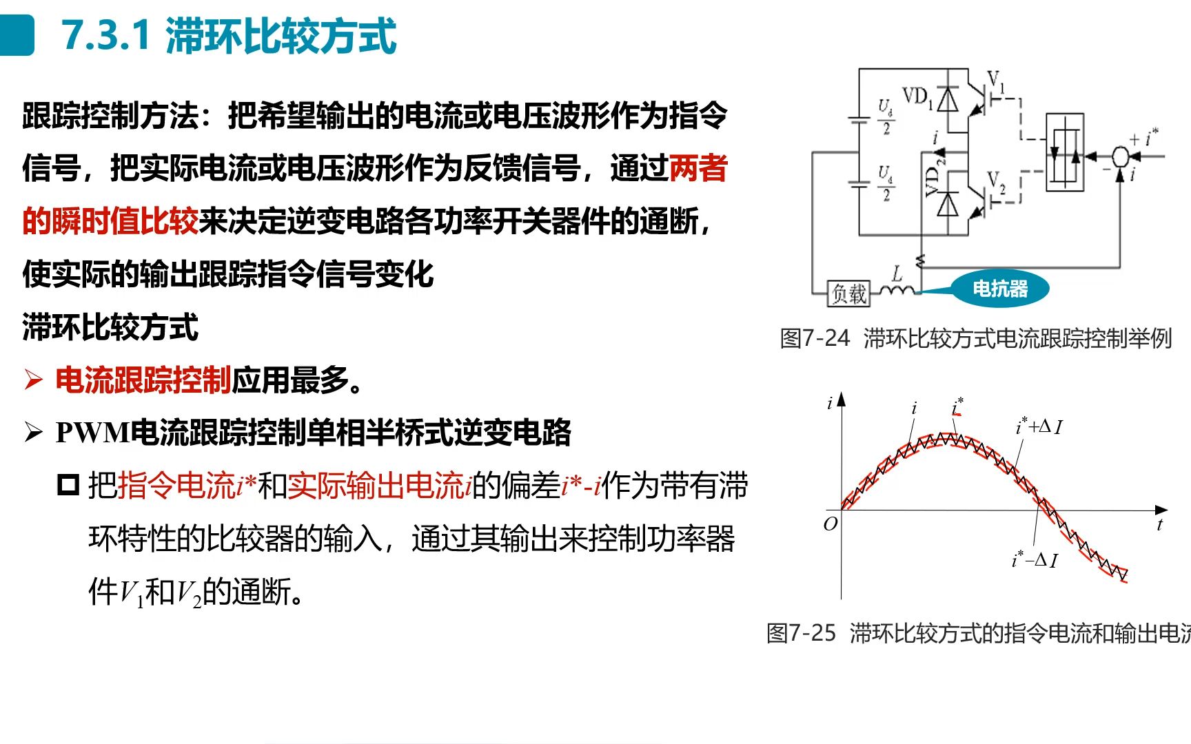 【现代电力电子技术】照本宣科 第七章 PWM控制技术 PWM跟踪控制技术哔哩哔哩bilibili