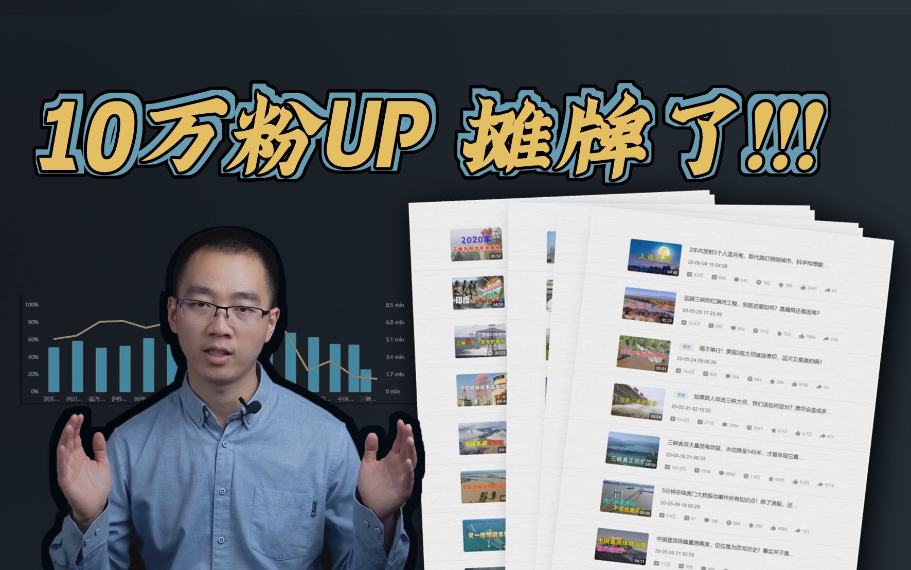 摊牌了,不装了!10万粉UP能赚多少钱?哔哩哔哩bilibili