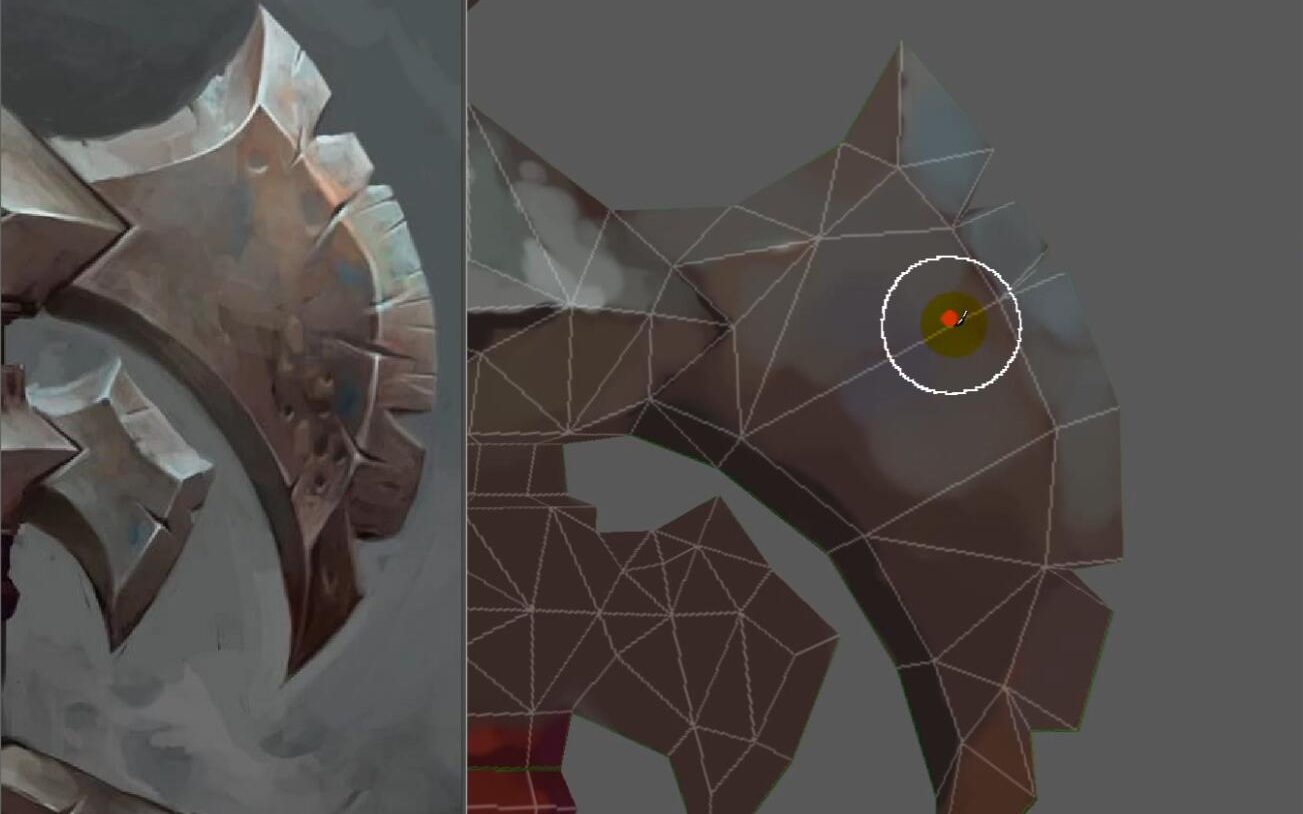 模型uv贴图3dmax零基础入门到精通武器模型制作