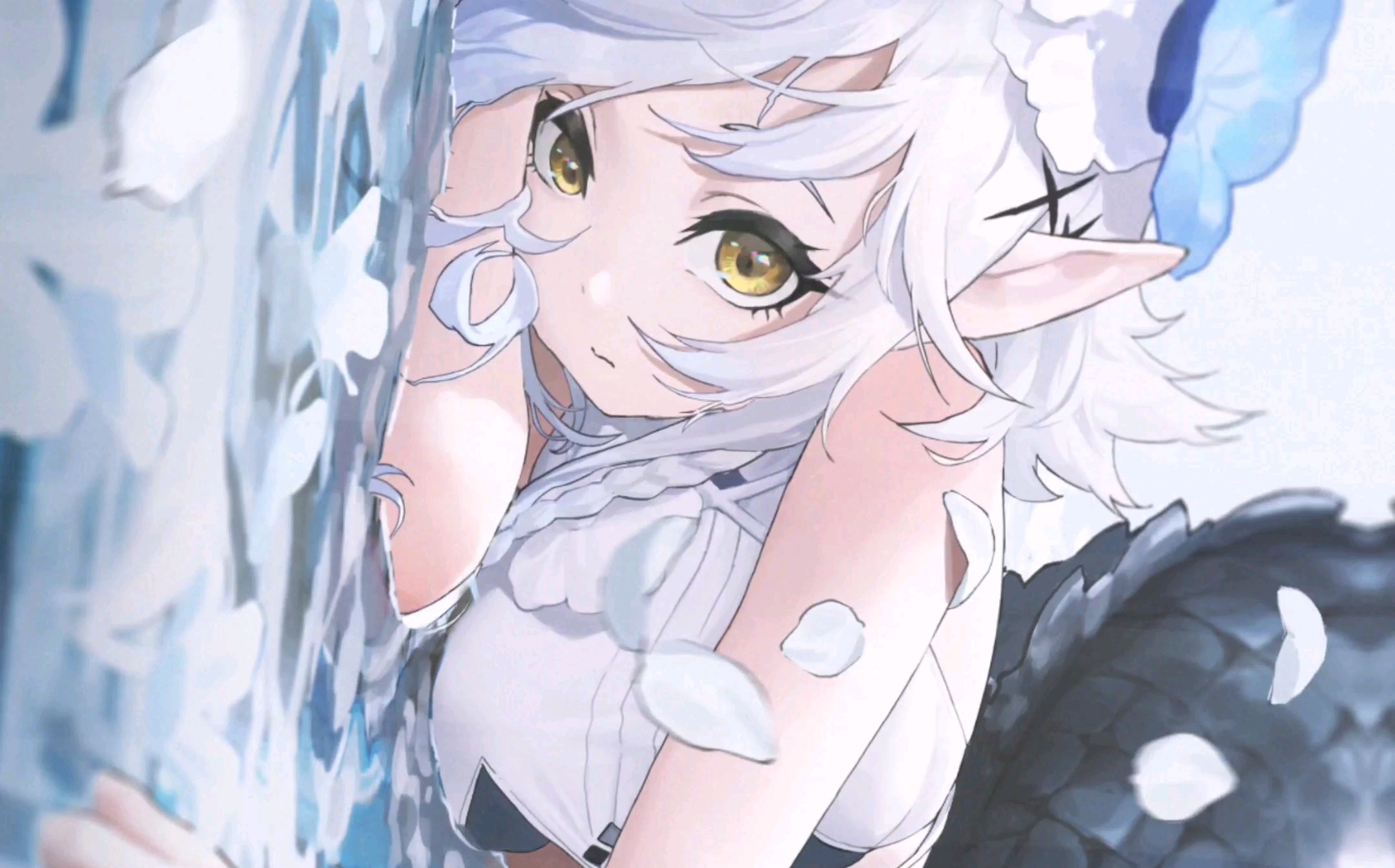 [方舟壁纸]好热啊…博士……真想穿上泳装呢…特米米壁纸欣赏