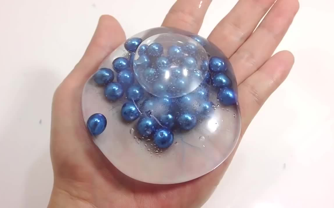 [图]【狂魔PomPomToys】蓝色亮珠水球~