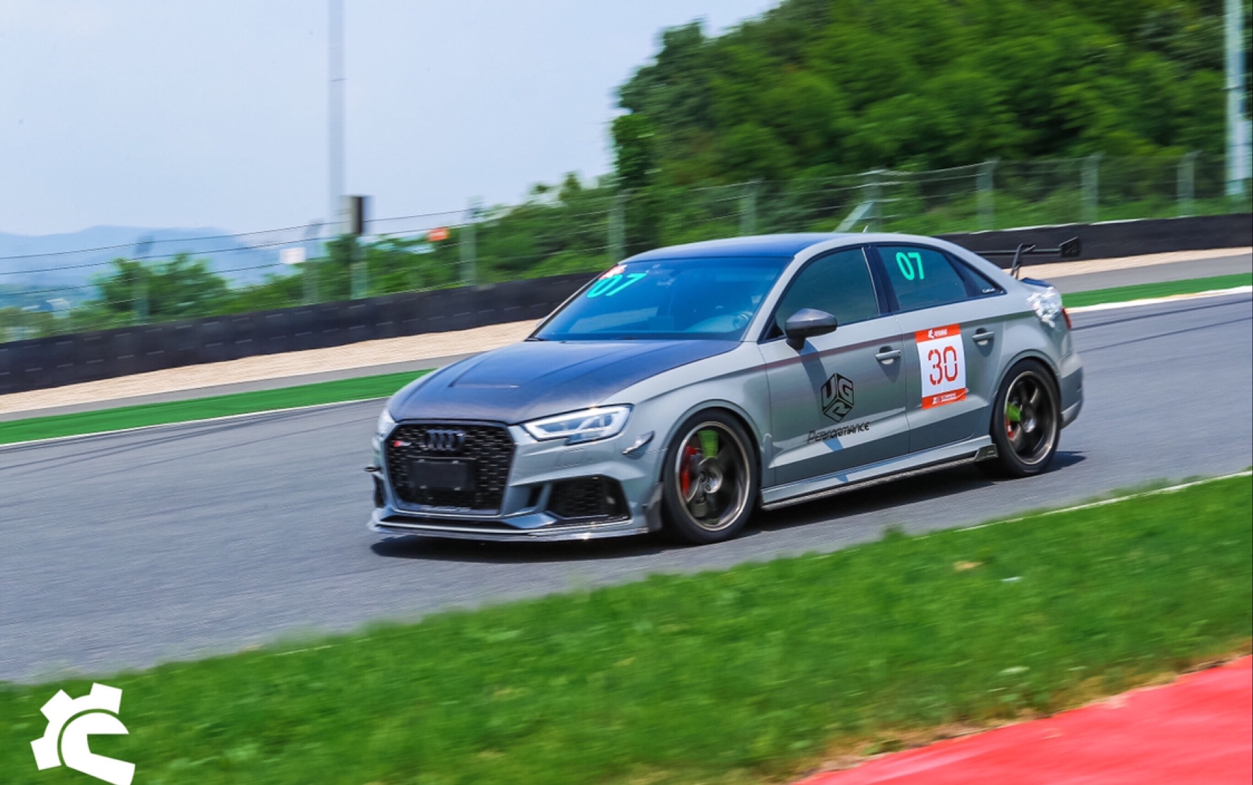 浙江国际赛车场 19年4月 奥迪rs3 浙赛新速第一名_哔哩哔哩 (゜-゜)つ