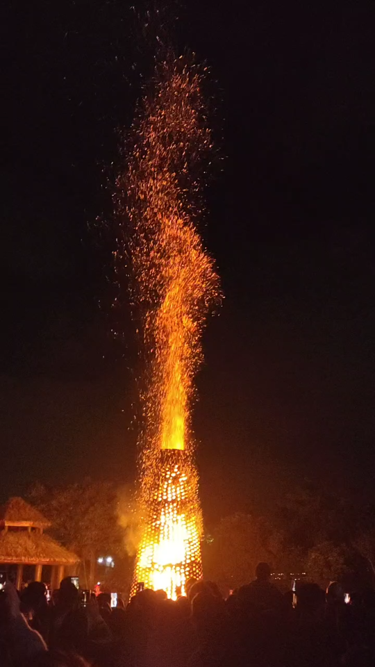 [图]烧番塔呀，新年快乐大火