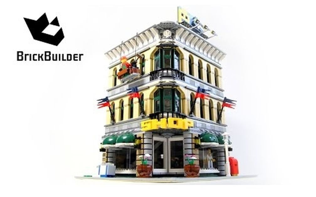 乐高 街景 10211 百货商场_哔哩哔哩 (゜-゜)つロ 干杯~-bilibili