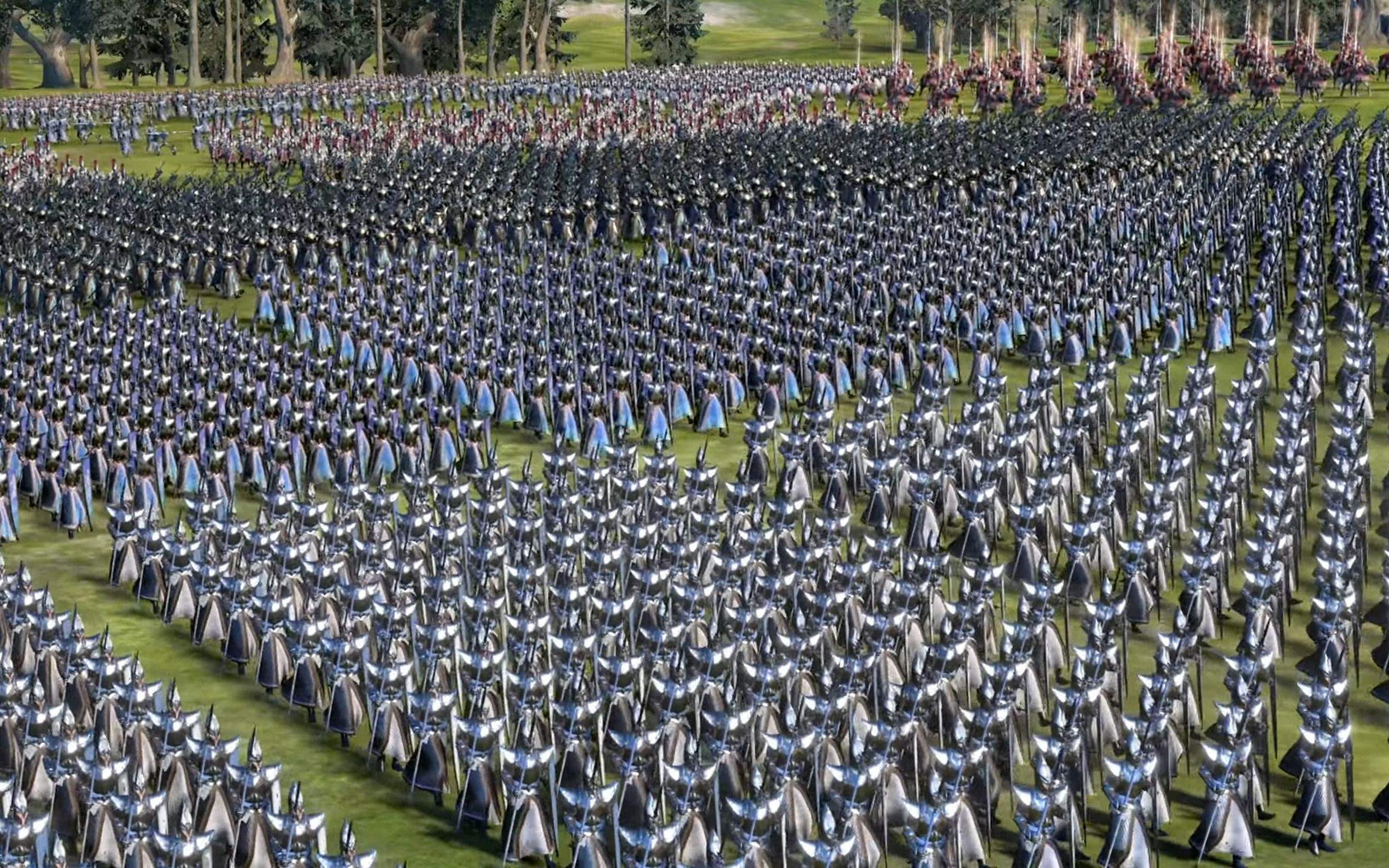 战锤3全面战争电影视频:高精大军决战斯卡文(万人大战)