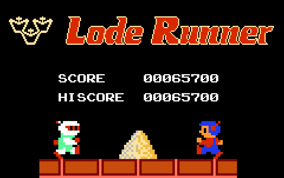 [图][FC游戏研究系列]Lode Runner_淘金者最低分研究视频（研究中）