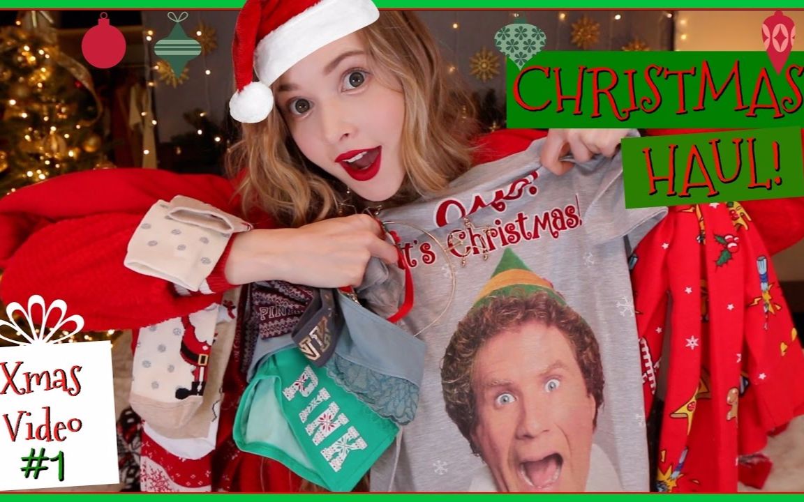 【Taylor R】圣诞服装&饰品购物分享 2016 | Xmas Video#1哔哩哔哩bilibili